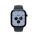 Apple Watch Series 12 Smartklokke 42mm Nattblå Keramikk med Marineblå Sport Band