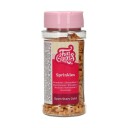 Funcakes Kakestrø Åpne Stjerner Gull 50g 