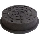 Lauridsen Handel Lcover Fast Ramme Med Deksel For Ø315mm Tilførselsrør 12,5 Tonn Plast