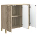  Serviesskap Sonoma eik 89 x 34,5 x 80 cm Konstruert tre