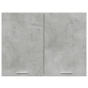  Hengende skap betonggrå 80x31x60 cm sponplate 8721158436344