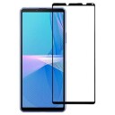 Full Dekning Sony Xperia 10 III, Xperia 10 III Lite Beskyttelsesglass Svart