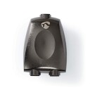 Nedis Toslink Adapter Hunn 2x Splitter Aluminium Gun Metal Grå 1 Stk. Boks