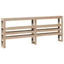  Hodegavl med hyller 180 cm heltre furu 8721102853500