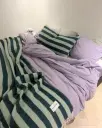 Maison Deux Candy Wrap XL Putetrekk 90x50 Grønn/Mørk Grønn