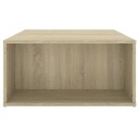 vidaXL Salongbord sonoma eik 90x67x33 cm sponplate