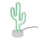 Cactus LED Bordlampe Hvit