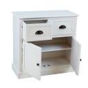 Skap HOME4YOU Meldon hvit 75x33x75 cm   Hvit