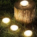 Solcellelampe stein varm hvit / hagebelysning sol / dekorativ utendørs lampe IP65 / LED steinlampe