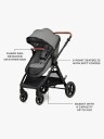 Kinderkraft ESME 2-in-1 Duovogn, Moonlight Grey