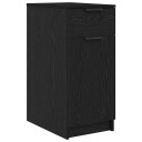 Skrivebordsskap i svart eik   33x50x75 cm   Laget av konstruert tre