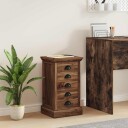  Kommode med skuff Brun 35,5 x 29,5 x 60 cm Massivt Teaktre