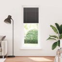  plisségardin sort 75x200 cm Stoff Bredde 74,4 Polyester