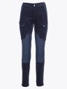 Twentyfour Aurora Shape Cordbukse Blå 50
