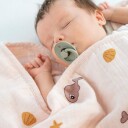 Done by Deer Babyteppe muslin Wally Pink