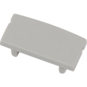 Ansell Lighting endestykke uten hull 8x17,1 mm aluminium