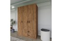 Yaman Garderobe 120x181 cm - Valnøtt