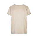Her Shirt Dame Topper Brun S,