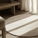 Runde tepper   Devon cream Størrelse: Ø 240 cm