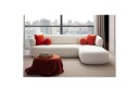 Kollumber Sofa med divan 3 seter   Hvit