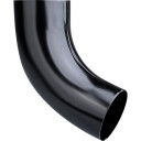 Plastmo svart stålbøy 75 mm 70°