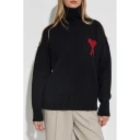 Ami Paris unisex Strikkevarer Svart 2XL,