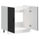  Vask underskap Porto svart 80x46x81,5 cm konstruert tre 8721158422743