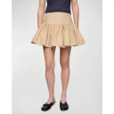 Ganni Dame Skjørt Beige L,