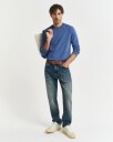 Gant Solbleket genser med rund hals PERSIAN BLUE L
