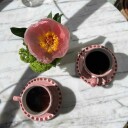 Piccola Home Amalfi Cappuccinokopp med Tallerken Rosa