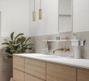 Zone Rim veggspeil 70x44 cm hvit