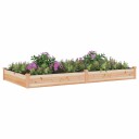 vidaXL Høybed med foring 240x120x25 cm heltre gran