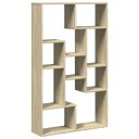 Bokhylle sonoma eik 72x20x120 cm konstruert tre