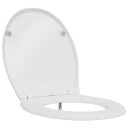  Rask Frigjøring Toalettsete Hvit 44.8 X 37.3 4.2 Cm Duroplast