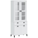  Highboard VIKEN hvit 80x40x190 cm heltre furu 8721012224315
