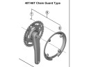 Shimano Fc-U4010 Kjedebeskytter M/skruer