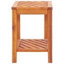 vidaXL Sidebord heltre akasie 45x33x45 cm