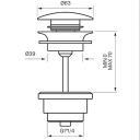 Tapwell Bunnventil 74400