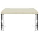 vidaXL Veggmontert paviljong 3x4 m kremhvit stoff