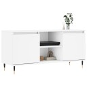 vidaXL TV-benk hvit 104x35x50 cm konstruert tre 8720845906559