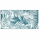 vidaXL Uteteppe aqua og hvit 80x150 cm