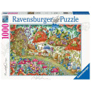 Ravensburger Puslespill 1000 Brikker Blomstrete Sopphus