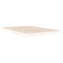 vidaXL Sengeramme hvit 120x190 cm 4FT Small Double heltre furu 8720845640002