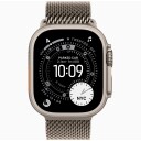 Apple Watch Ultra 3 GPS + Cellular 49mm Natural Titanium Case with Natural Titanium Milanese Loop   Small