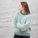 Bluum Strikkegenser Strå til dame garnpakke fra i Fnugg