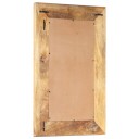 vidaXL Håndskåret speil 80x50x2,6 cm heltre mango