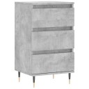 vidaXL Skjenk betonggrå 40x35x70 cm konstruert tre