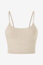 Aim'n   Topp Shape Seamless Strap Singlet   Beige