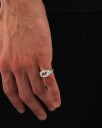 TwoJeys Superstar Signed Ring Ring Sølv 62