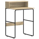 vidaXL Skrivebord med lagring Sonoma eik 60 x 50 x 91 cm